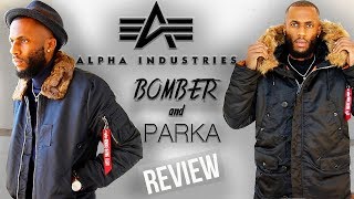 ALPHA INDUSTRIES quotBomber amp Parkaquot REVIEW  COOPSCORNER [upl. by Inobe]