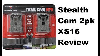 Stealth Cam Stealth Cam XS16 trail Camera review [upl. by Arst]