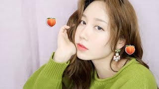 요즘 하는 올로드샵 살구살구 인스타 메이크업🍑 Sweet Apricot Makeup  한별  Hanbyul [upl. by Spiro]