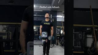 Partial side laterals for big shoulders  howtobuildmuscleforskinnyguys [upl. by Ellivro]