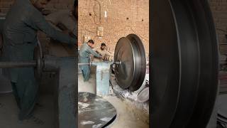 Satellite signal dish antenna body making process shorts amazing handmade [upl. by Wystand]