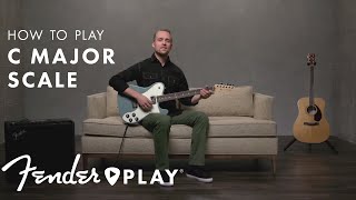 How To Play C Major  Guitar Scales  Fender [upl. by Nevuer]