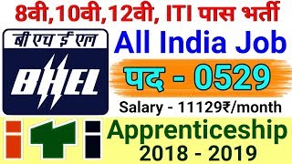 BHEL Apprenticeship 20182019 [upl. by Okimat193]