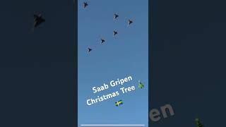 Saab Gripen christmas tree formation [upl. by Jorrie325]