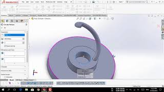 Table Lamp Designing in Solidworks [upl. by Kalman]