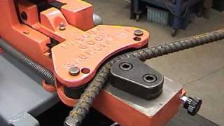 Portable Rebar Bender and Rebar Cutter Combo  Fascut FS600 [upl. by Annahsat]