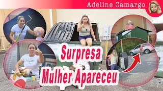 Surpresa no dumpster mulher apareceu enquanto eu pegava as coisas [upl. by Ahseena]