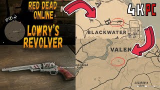 ► Red Dead Online  Secret Lowrys Revolver Location After completing Quest in GTA Online  4K [upl. by Dionis]