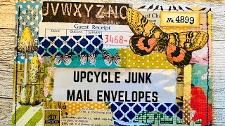 JUNK Journal IDEAS  JUNK JOURNAL POCKETS  ENVELOPES [upl. by Margareta964]