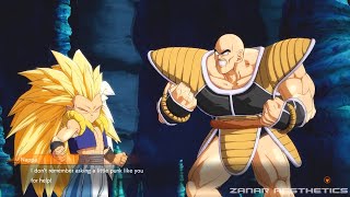 Dragon Ball FighterZ  Gotenks Teaching Nappa How To Turn Super Saiyan [upl. by Elmajian]