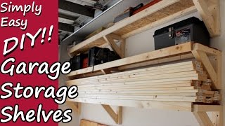 DIY Garage Storage Shelves [upl. by Navonod]