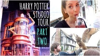 Harry Potter Studio Tour  Part Two  MoreZoella [upl. by Ennasirk]