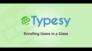 Typesy Admin Enrolling A Student [upl. by Karab505]