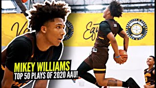 Mikey Williams Top 50 Plays Of AAU 2020 Mikey Went Absolutely CRAZY [upl. by Laurinda]