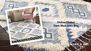 Didina Global Dark Blue Area Rug [upl. by Iahk]