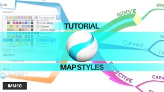 Tutorial Map Styles  iMindMap 10 [upl. by Doughman]