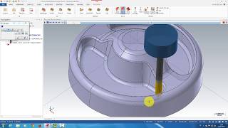 MasterCam 2018 ToolPath Finish Pencil [upl. by Couchman]