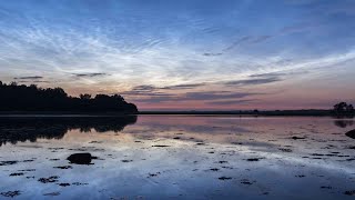 Beautiful Noctilucent Clouds [upl. by Ardnaeel458]