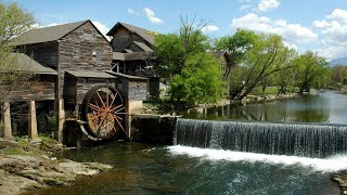 A Walk Through The Old Mill District In Pigeon Forge Tennessee [upl. by Huoh]