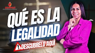 🚨DESCUBRE QUÉ ES LA LEGALIDAD 👨‍⚖️ PASTORA BEATRIZ BERROA [upl. by Temp]