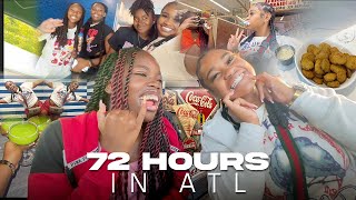 72 HOURS IN ATLANTA🥳 [upl. by Ativel]