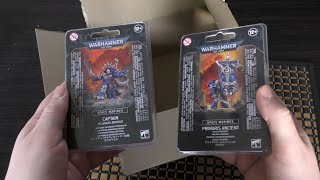 Primaris Captain in Gravis Armour  Unboxing WH40K [upl. by Eesac]