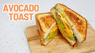 Avocado Toast Sandwich  Quick Recipe [upl. by Prestige872]