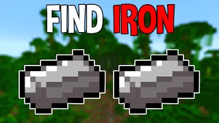 How to Find Iron in Minecraft All Versions [upl. by Eirac]