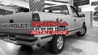 HOW TO DashSkin 8894 GM OBS Truck Dash Cover Installation [upl. by Auot]