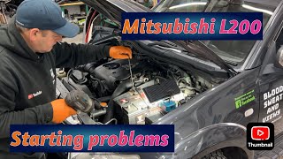 Mitsubishi L200 Shop Truck Has Starting Problems And The Fiesta Titanium New Timing Belt Fitted [upl. by Tterab]