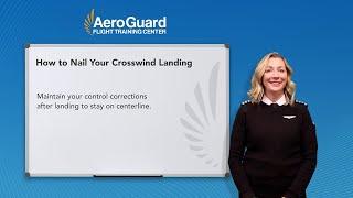 Better Cross Wind Landings The Crab and Side Slip or Low Wing Methods  AeroGuard Flight Training [upl. by Burnard]