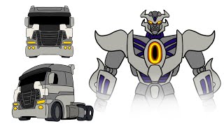 Transformers Age of Extinction Galvatron with mechanical transformation [upl. by Dnalram]