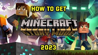 How to get Minecraft Story Mode 2023 [upl. by Ynnavoig]