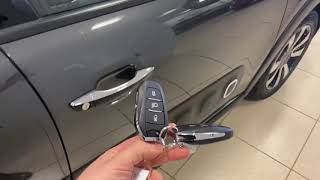 Using Keyless entry and ignition on a Citroen C3 Automatic [upl. by Treat459]