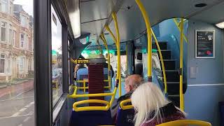 EXTREMELY RARE ON THE 52 Onboard GNE 52 to Gateshead  Go North East 6232  SN61 BGF [upl. by Nah]