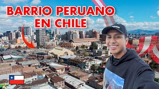 Así es el barrio de PERUANOS en CHILE 🇨🇱🇵🇪 [upl. by Nnaylloh]