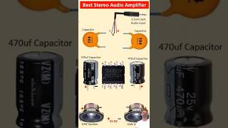 TDA2822 Best Stereo Amplifier Circuit 2Piece Computer Speaker  Low voltage Dual channel amplifier✅ [upl. by Most]