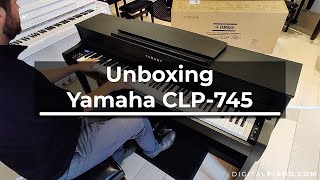 Unboxing and assembly of CLP745  Digitalpianocom [upl. by Ahsiket]