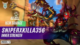 40 KILL 163K DAMAGE sniperxkilla356 TALUS PALADINS COMPETITIVE MASTER INNER STRENGTH [upl. by Ainola]