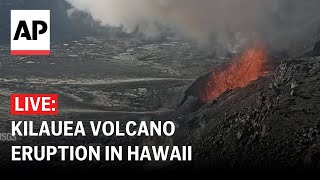 LIVE Kilauea volcano eruption in Hawaii [upl. by Rdnaskela233]