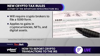 Taxes How to report crypto transactions to the IRS [upl. by Judenberg]