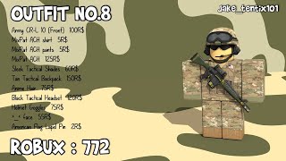 20 Awesome Roblox Military Fans Outfits [upl. by Stutsman]