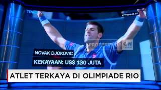 Atlet Terkaya di Olimpiade Rio [upl. by Assiren]