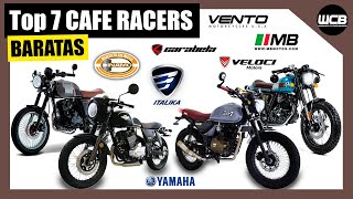 TOP 7 Motos CAFE RACER 2024 RETRO BARATAS 🇲🇽  Menos de 60K MXN [upl. by Ronen]