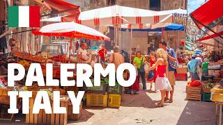 Palermo Sicily — Italy Walking Tour 4K 🇮🇹 [upl. by Ettegirb]