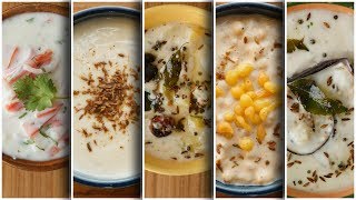 Raita 5 ways Recipe by Food Fusion [upl. by Cimbura606]