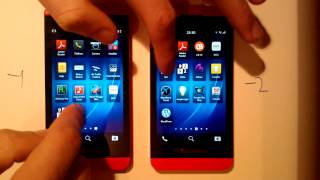 BlackBerry Z10  STL1001 VS STL1002 [upl. by Ilat]