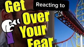 Reacting to Coastoons how to get over your fear of roller coasters ThemeParks ￼￼ [upl. by Cresida426]