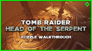 SHADOW OF THE TOMB RAIDER Head Of The Serpent Oil Puzzle Walkthrough [upl. by Fuchs]