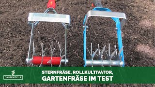 Sternfräse  Rollkultivator  Gartenfräse im Test  Das Multifunktionstool für den Garten [upl. by Neely]